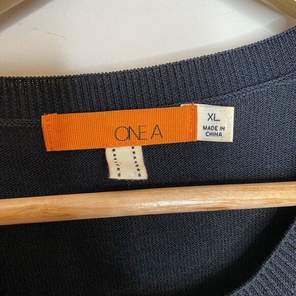 One A Cold Shoulder Long Sleeve Laser cut Top - Picture 3 of 5